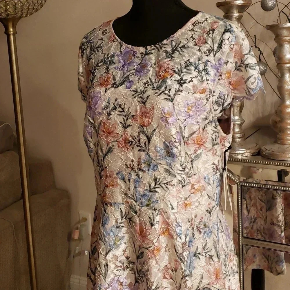 Kensie lace dress size 14 NWT - Picture 3 of 7